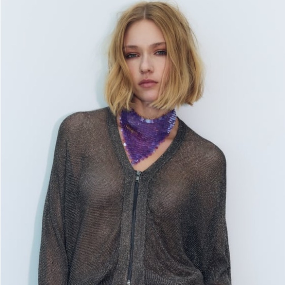ZARA Sequin Chocker